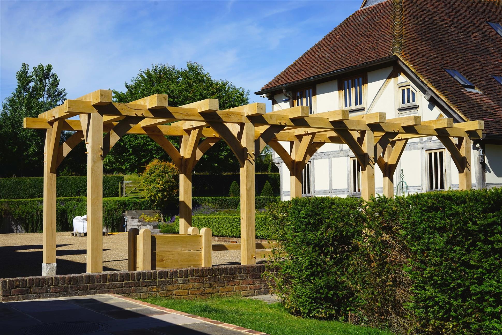 Bespoke Oak Pergola