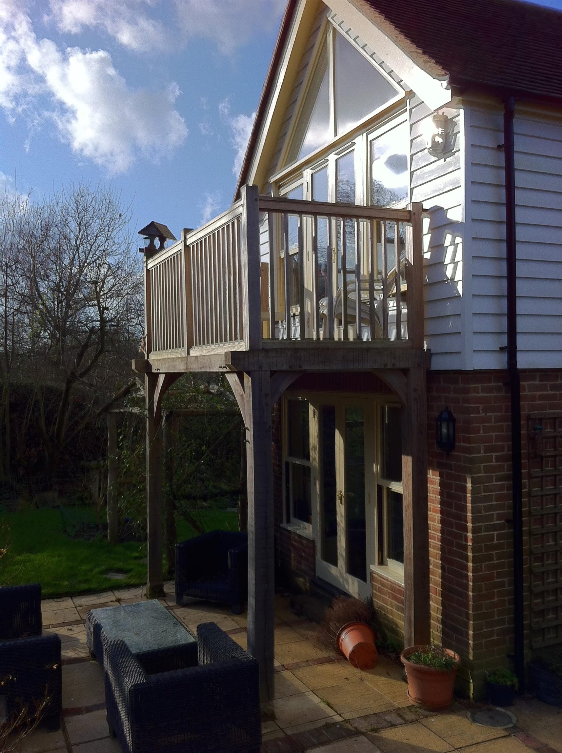 Oak Framed Rear Porch