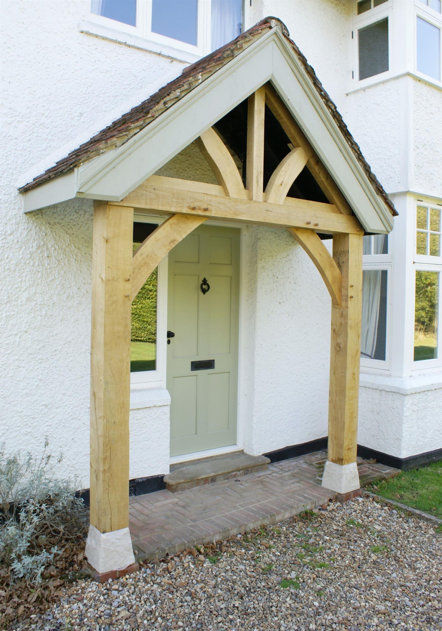 Replacement Porch with Matching Roof Tiles